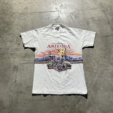 Vintage 90s Made In USA Single Stitch Tombstone Arizona Wraparound Shirt Men’s M