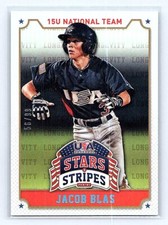 2015 Panini USA Baseball Stars & Stripes #46 Jacob Blas