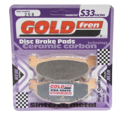 Goldfren S33 Bremsbeläge hinten für Yamaha CP 250 (1B71) Maxam/Morphus 2005-2008
