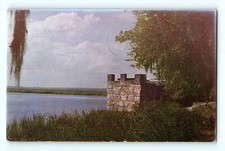 Ruins of Fort Frederica St Simon's Island Georgia English Outpost Postcard E8