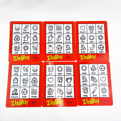 Zingo Bingo Tile Game Thinkfun Replacement boards Two Sided