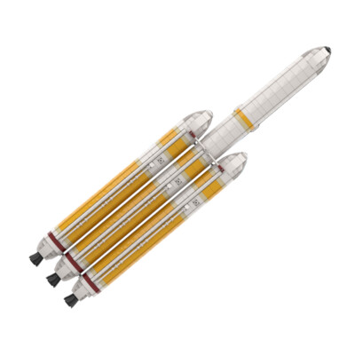 Delta IV Heavy with Parker Solar Probe Saturn V scale 1884 teile C7854