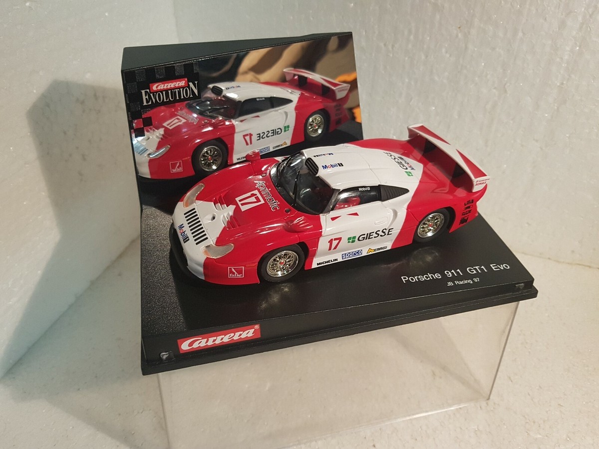 Qq 25402 Carrera Evolution Porsche 911 Gt1 Evo #17 Jb Racing
