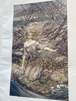 Undine   Altes Märchenbuch   Arthur Rackham   Kinderbuch  1910