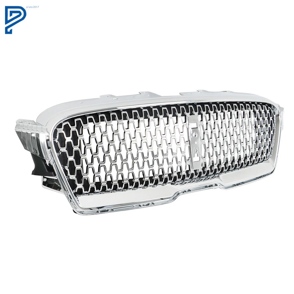 Parachoques delantero HP5Z-8200-AA rejilla superior niquelada para Lincoln MKZ 2017-2019 Foto 3 de 4
