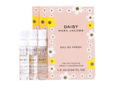 MARC JACOBS DAISY EAU SO FRESH EDT 1.2ml .04fl oz x 3 PERFUME SPRAY SAMPLES