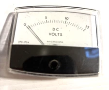 MICRONTA 15V PANEL METER MODEL 270-1754  - TESTED WORKS