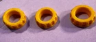 1988 GI JOE COBRA IMP ACCESSORY PARTS: MISSILE RINGS - SET OF THREE
