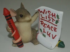 Charming Tails Mackenzie's Wish List Fitz and Floyd 98/201 Dean Griff