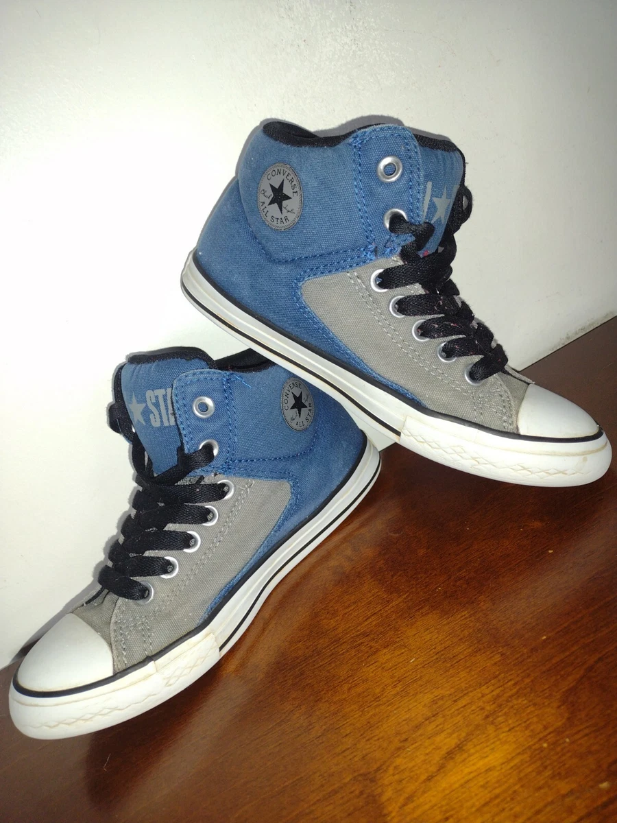 Converse Chuck Star Blue/Gray Padded Junior Youth Sz | eBay