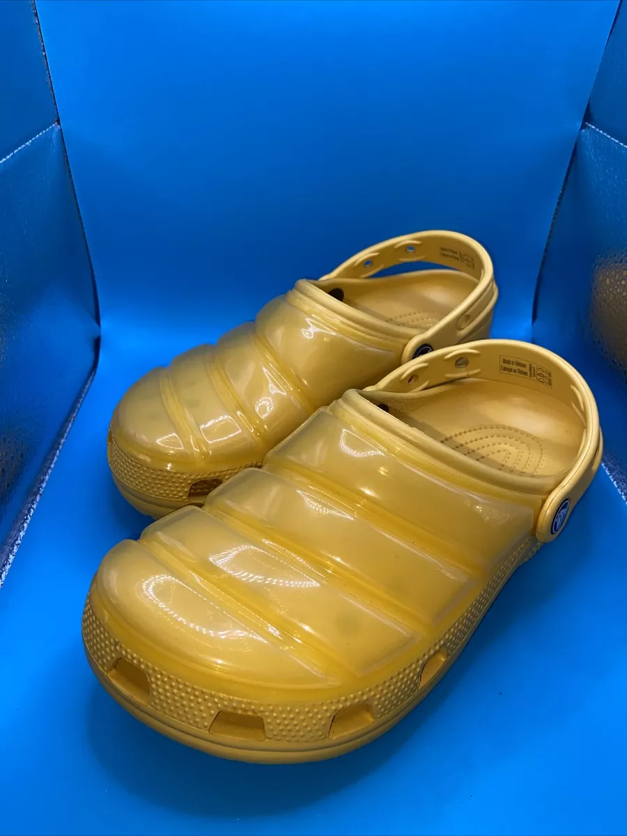 Yellow crocs womens size 7 hotsell