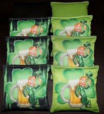 Custom Luck of the Irish St Patty's day cornhole 8 ACA regulation party bags B79