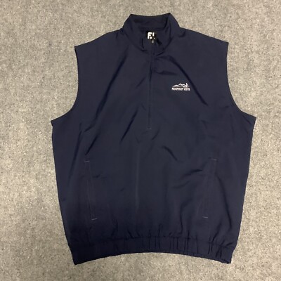 Footjoy Mens Size Medium 1/4 Zip Golf Vest