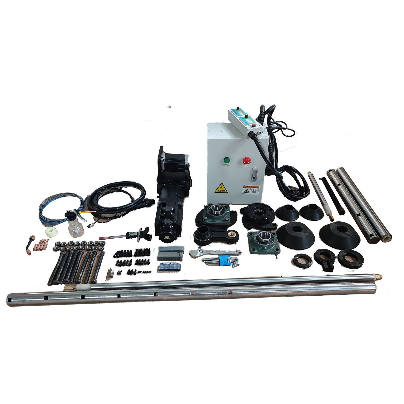 110V Mobile Line Boring & Welding Machine for 60-230mm Holes, 50mm Boring Bar