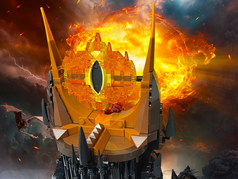 BRIXBOX Vitrine für LEGO® Der Herr der Ringe: Barad-dûr™ - 10333 - Bild 4 von 4