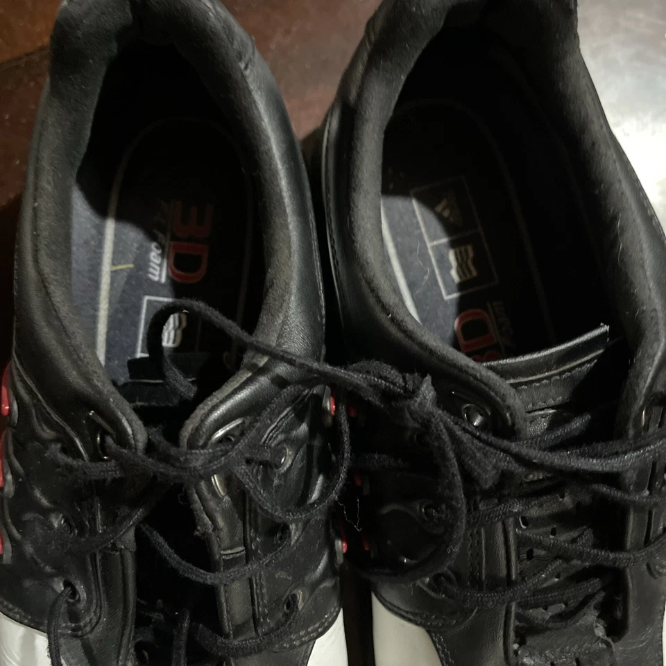 Adidas Adiprene Golf Tour 3D Black Red White Leather Sneaker Golf Shoe 10 - Image 4 of 4