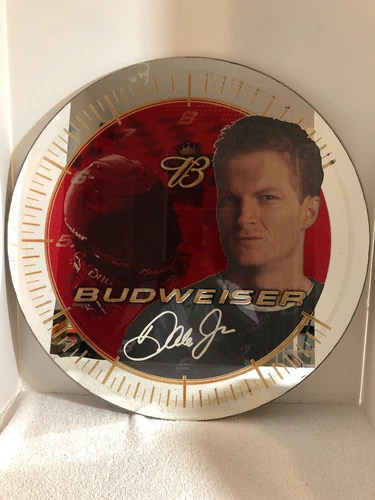 Dale Earnhardt Jr Budweiser Mirror NASCAR Vintage Beer Sign 2004 JR Man Cave