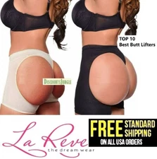 La Reve BOOTY LIFT BUTT LIFTER SHAPER PANTY Slim TUMMY CONTROL BOYSHORTS 