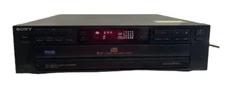 Vintage Sony CDP-C211 5 Disc Carousel CD Player - No Remote - Tested / Works