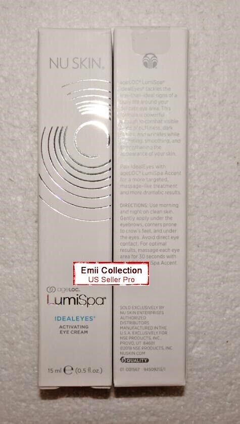 Nu Skin Nuskin LumiSpa IdealEyes Ideal Eyes Cream 0.5fl oz 15 ml