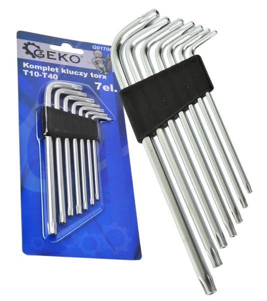 Innen Torx WinkelschlüSsel Satz 7-Tlg Innen-Torx SchlüSsel T10-T40 Mit Loch-image