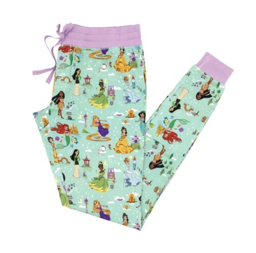 Little Sleepies Disney Princess Dreams Women’s Pajamas PJ Joggers Pants Medium