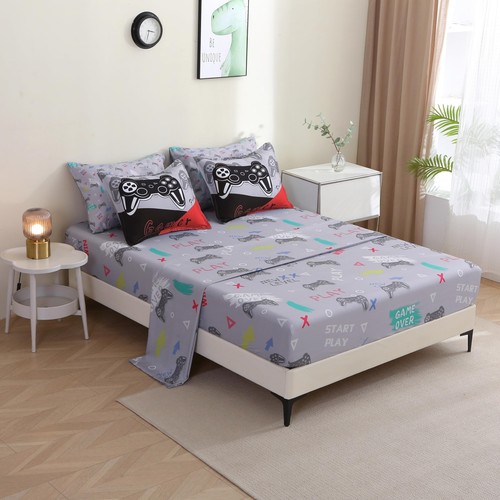 7 Pieces Gamer Comforter Set for Boys Gaming Bedding Set for Kids Girls Teens... - Picture 5 of 6