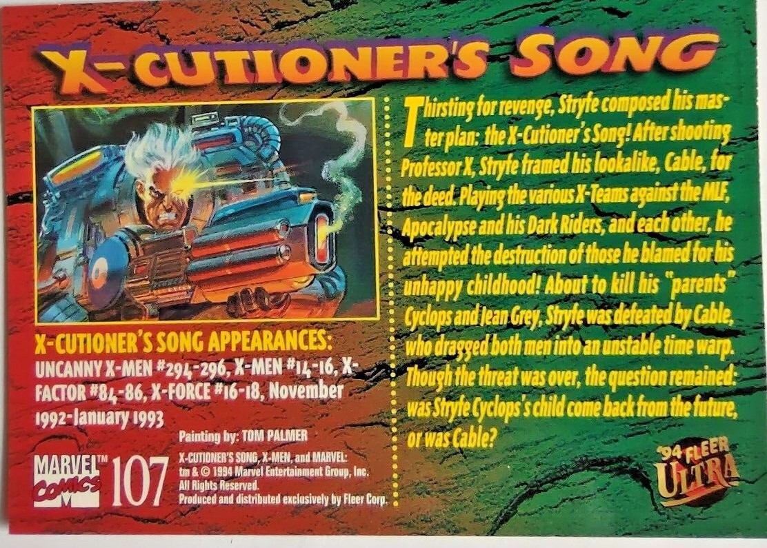 94 Fleer Ultra, X-Men X-Overs Subset Trading Cards YOU PICK! | eBay