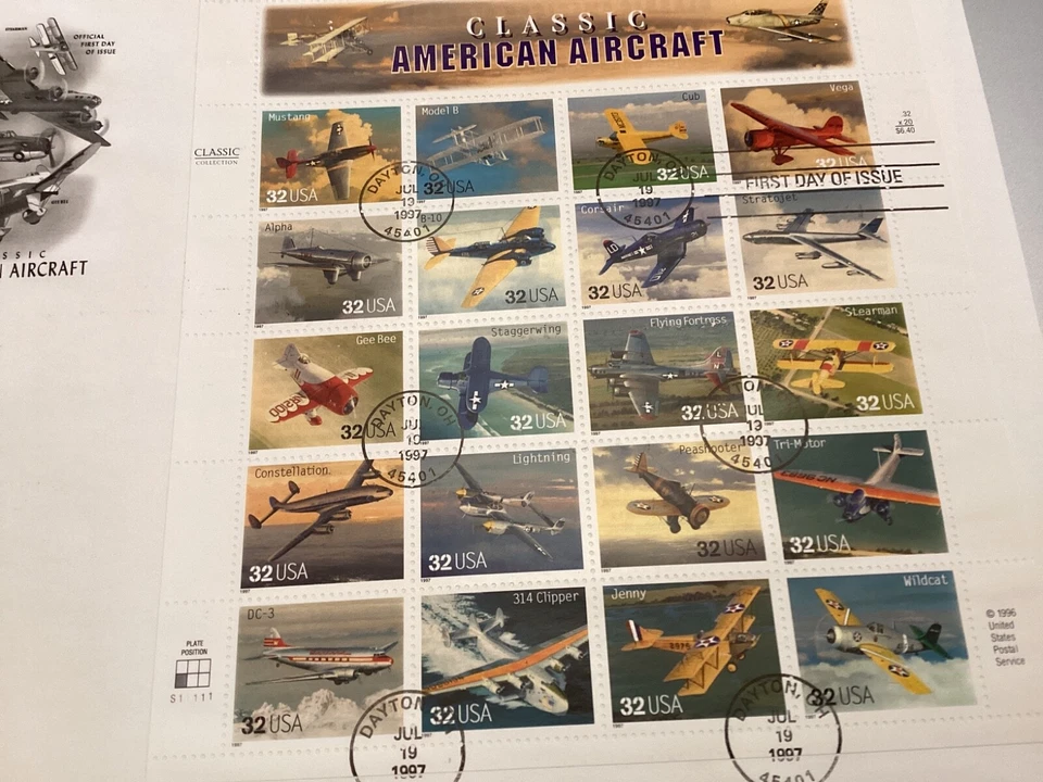 ICOLLECTZONE US 3132 Aviation First Day Cancel FDC (A800) - Image 3 of 3