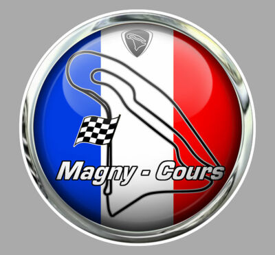 Autocollant Magny-Cours 100 X 74 Mm - Stickers Circuit