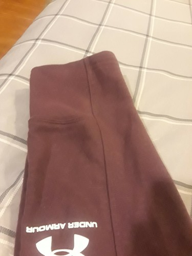NWT UNDER ARMOUR BOYS RIVAL SWEATPANTS DARK PURPLE SZ XL - Picture 3 of 3