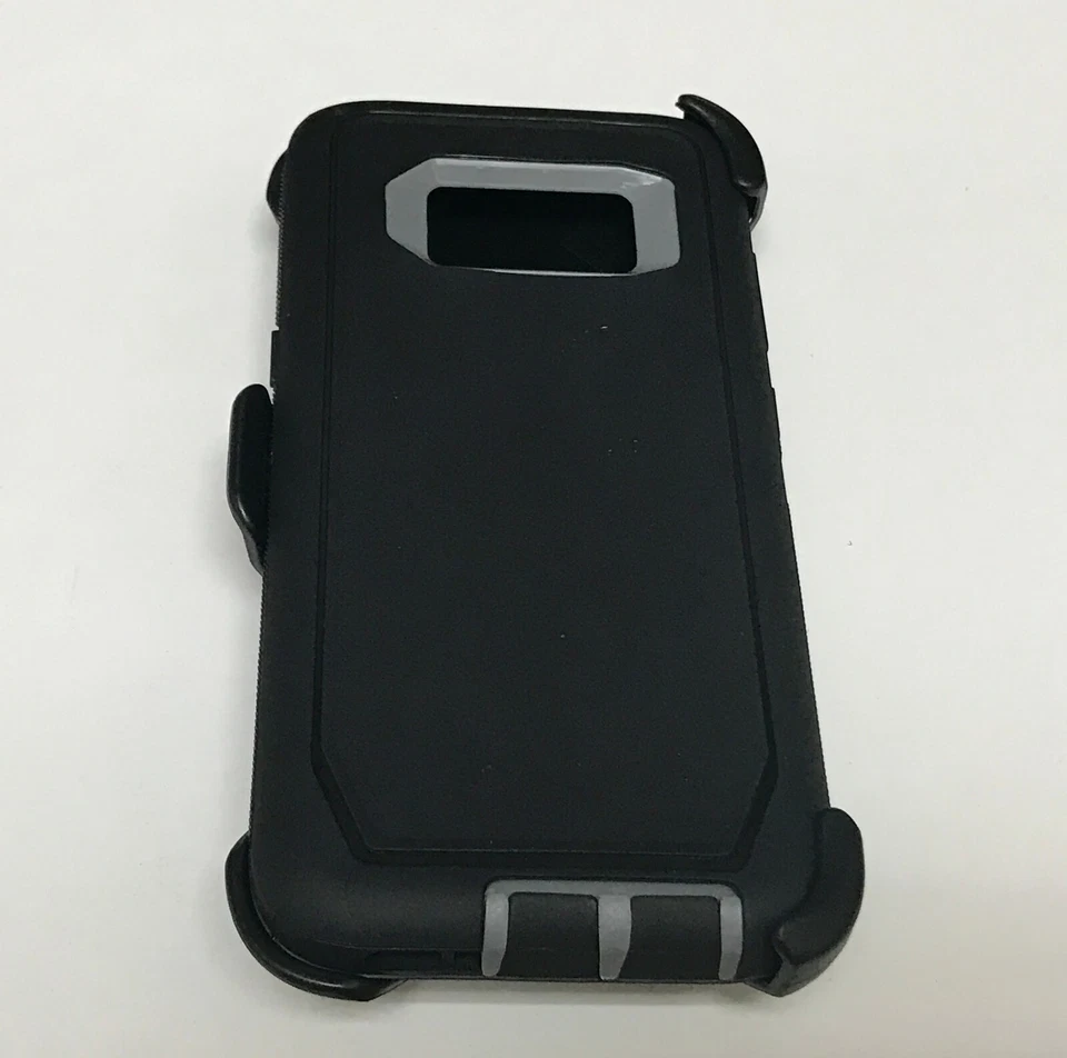 For Samsung Galaxy S8/S8 Plus Case with (Belt Clip Fits Otterbox)Black&Gray - Image 2 of 3