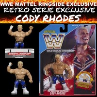Wwe Mattel Ringside Exclusive Retro Cody Rhodes - Elite - Basic - Legends - Raw
