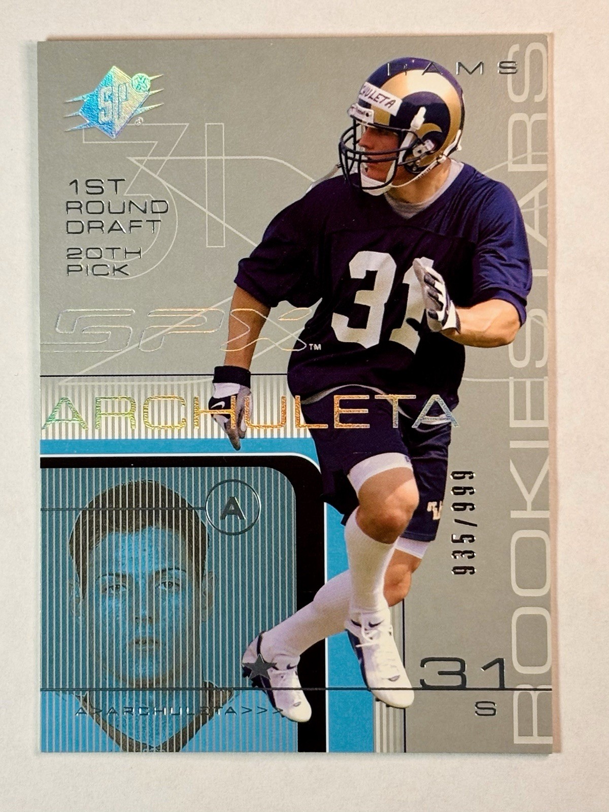 Adam Archuleta Spx #154 Base
