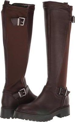 Kenneth Cole Reaction Womens Salt  Lug TTK Biker Knee-High Boots 11M