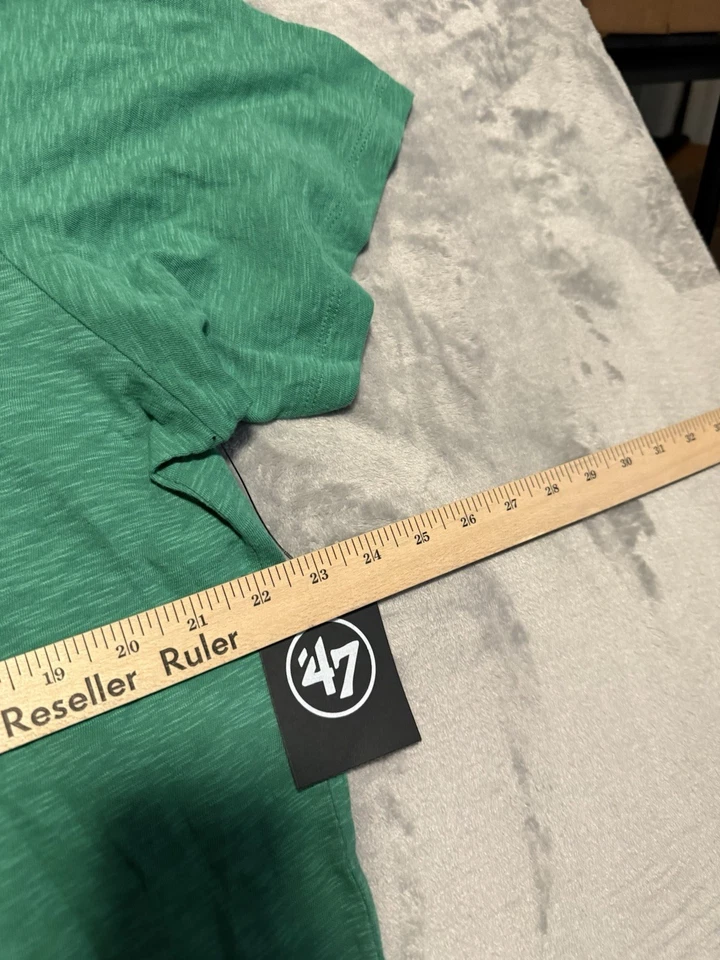 ‘47 BRAND MENS BOSTON RED SOX COTTON T SHIRT SIZE 2XL ORCHARD GREEN - Image 2 of 4