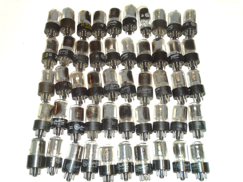 50 x 6sn7-12sn7 gta/b G.E. Tubes*Low/Uneven*#2