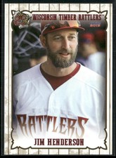 Jim Henderson 2019 Wisconsin Timber Rattlers Team Set Card