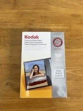 Kodak Photo Paper Premium Gloss 100 Sheets 4x6 in - Sealed Unopened