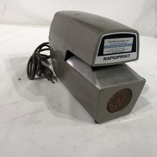 RapidPrint Electric Time Recorder Stamp Used ...