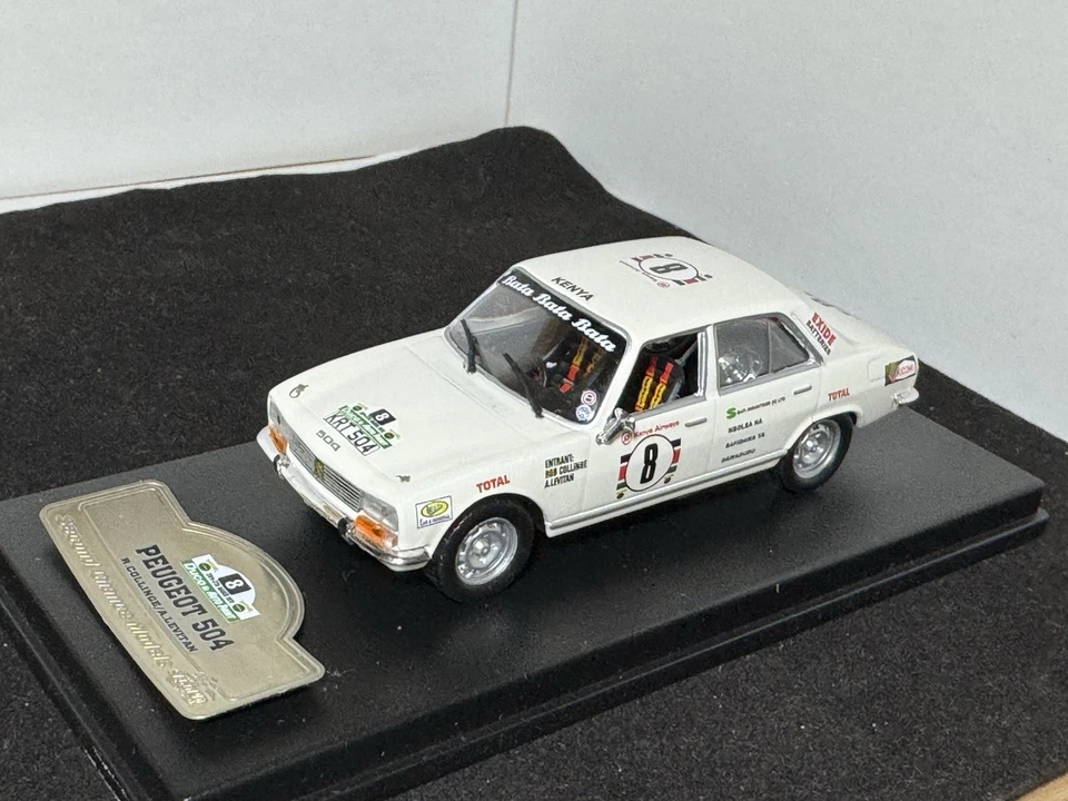 PEUGEOT 504 #8 R.COLLINGE-A.LEVITAN EAST AFRICAN SAFARI RALLY 1978 1:43 Transkit - Immagine 3 di 4