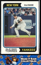 Gleyber Torres 2023 Topps Heritage #282 New York Yankees Baseball
