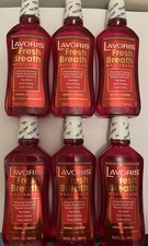 Lot of 6 Lavoris Fresh Breath Mouthwash Original Cinnamon  16.9 Fl.oz 500 ml 
