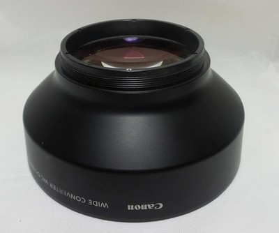 Canon WC-DC58B Wide Lens Converterfor Powershot A650/G7/G9/S2/S3