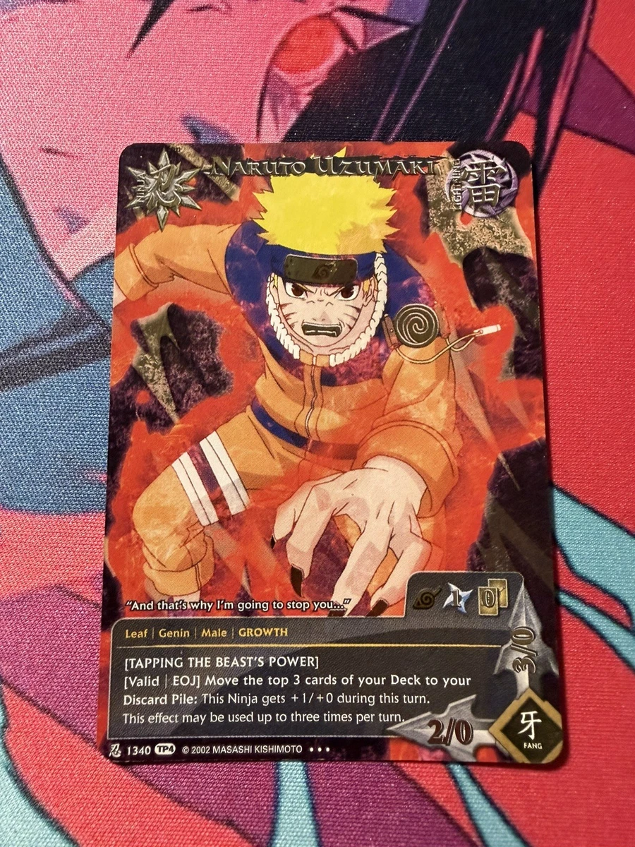 25+ Naruto CCG Near Mint or Better Individual Trading Card Games
