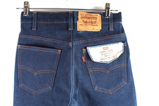 Vintage 1980s Levi's 517 0917 Denim Bootcut Saddleman Jeans NWT'S USA 28x34