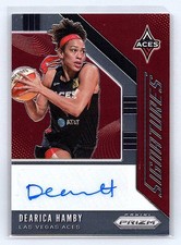 2020 Panini Prizm WNBA Dearica Hamby Signatures #SG-DHM Aces