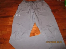 Under Armour Men's GRAY SZ MED 32X34 Joggers Fitted Tapered Leg Sweatpants