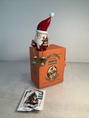 Wohlfahrt Original Duftl Mannchen Smoky Santa Claus Incense Smoker Germany