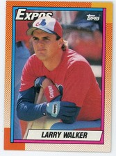 1990 Topps - Larry Walker #757 RC Expos